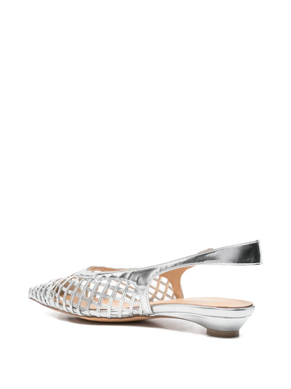 KEYS caged slingback sandals Zilver