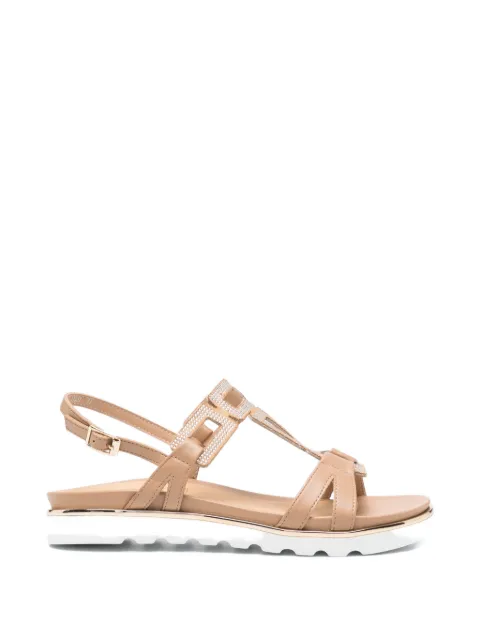 KEYS sandalias con apliques de cristal