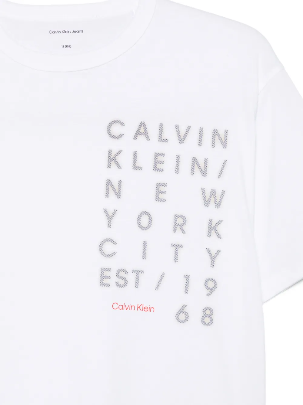 Calvin Klein Kids T-shirt met logoprint Wit