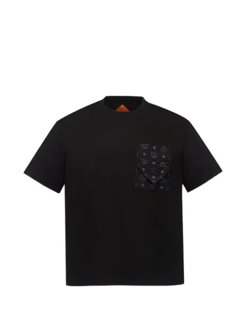 MCM visetos-print pocket t-shirt
