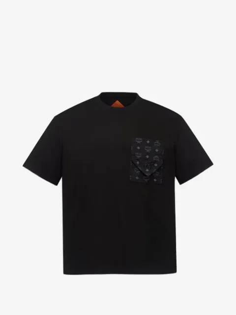 MCM visetos-print pocket t-shirt