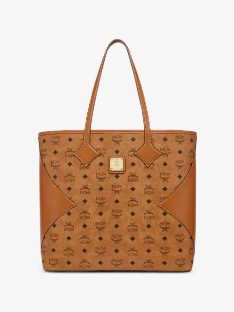 MCM Visetos monogram-print tote bag