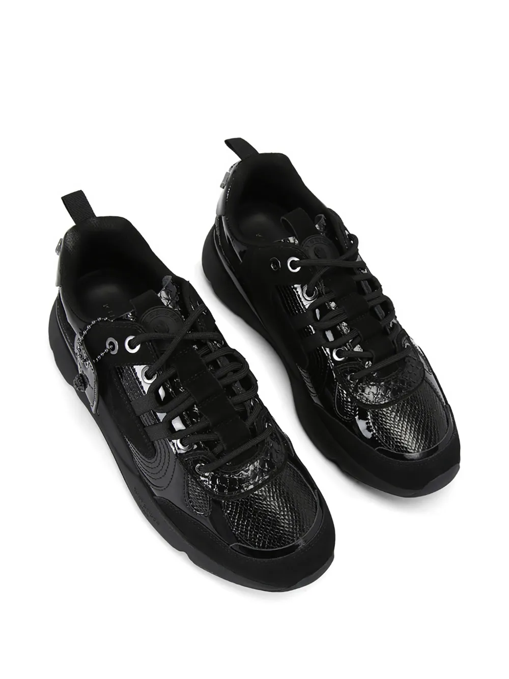 Kurt Geiger London Kurt Runner lakleren sneakers Zwart