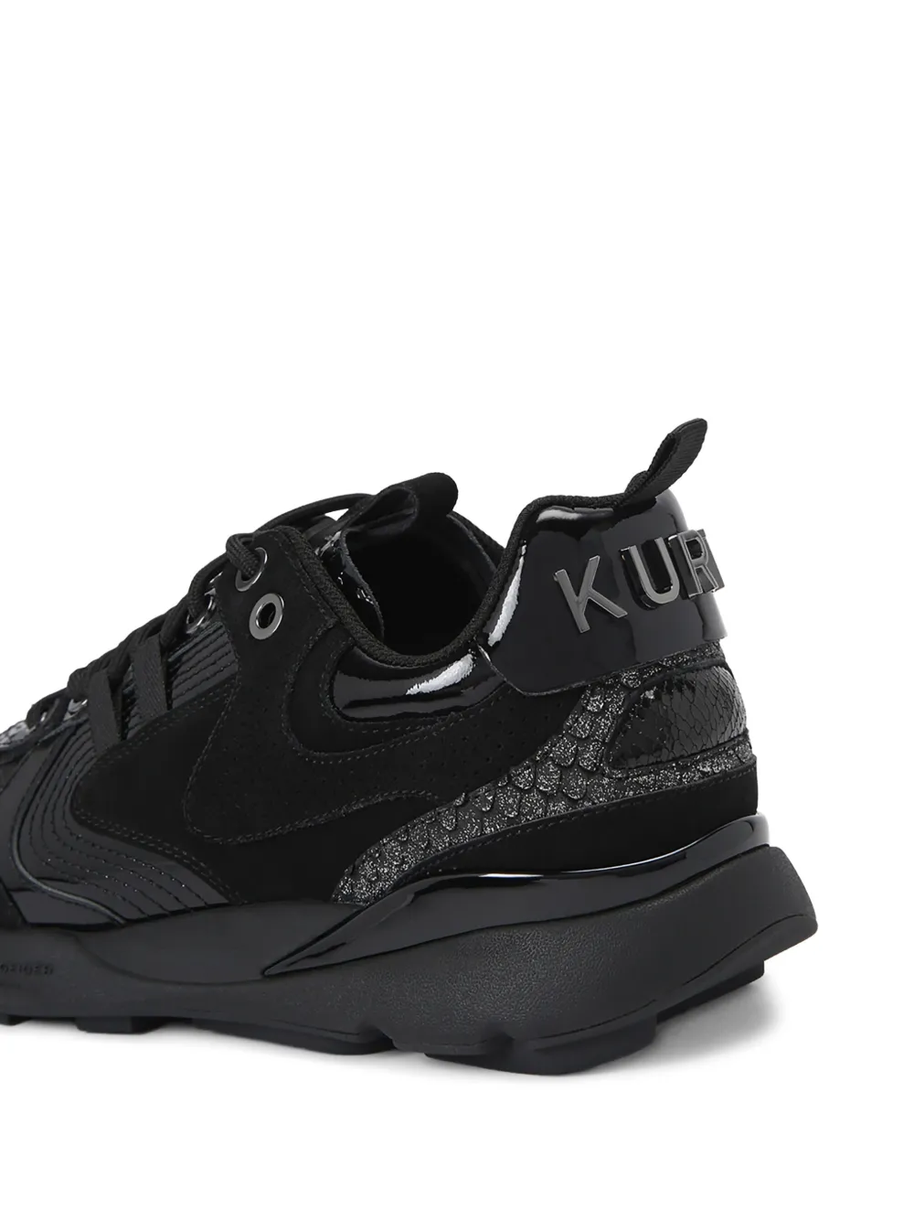 Kurt Geiger London Kurt Runner lakleren sneakers Zwart
