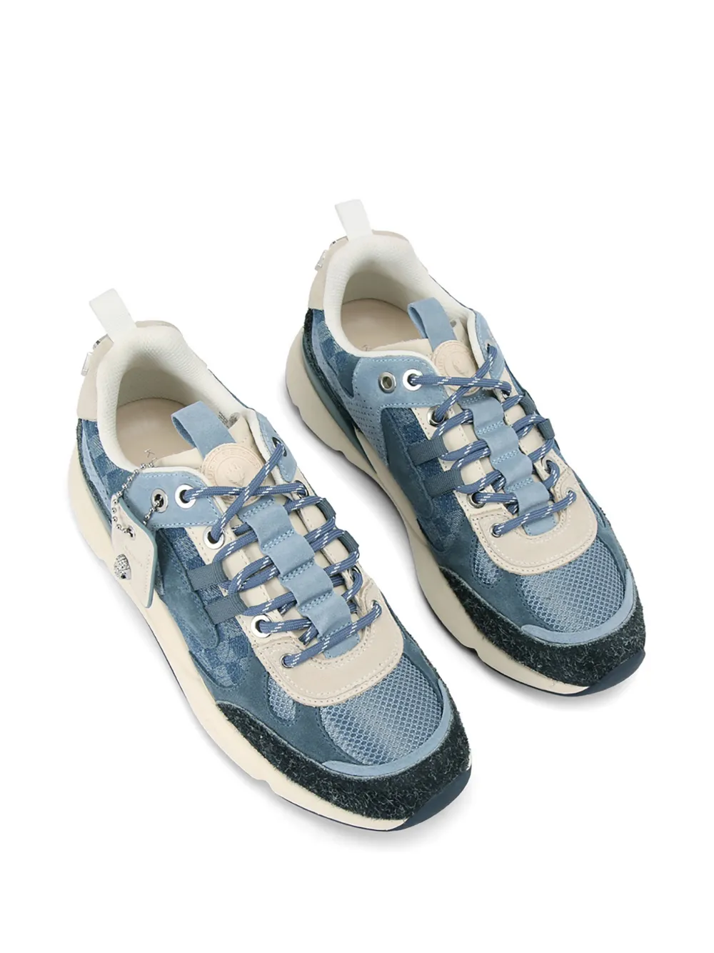 Kurt Geiger London Kurt Runner denim sneakers Blauw