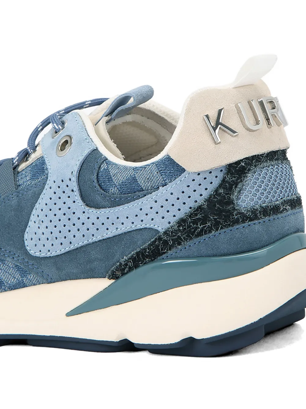 Kurt Geiger London Kurt Runner denim sneakers Blauw