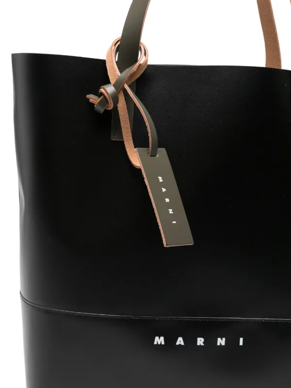 Marni Marni タグ付きオープンショッパー | ブラック | FARFETCH JP