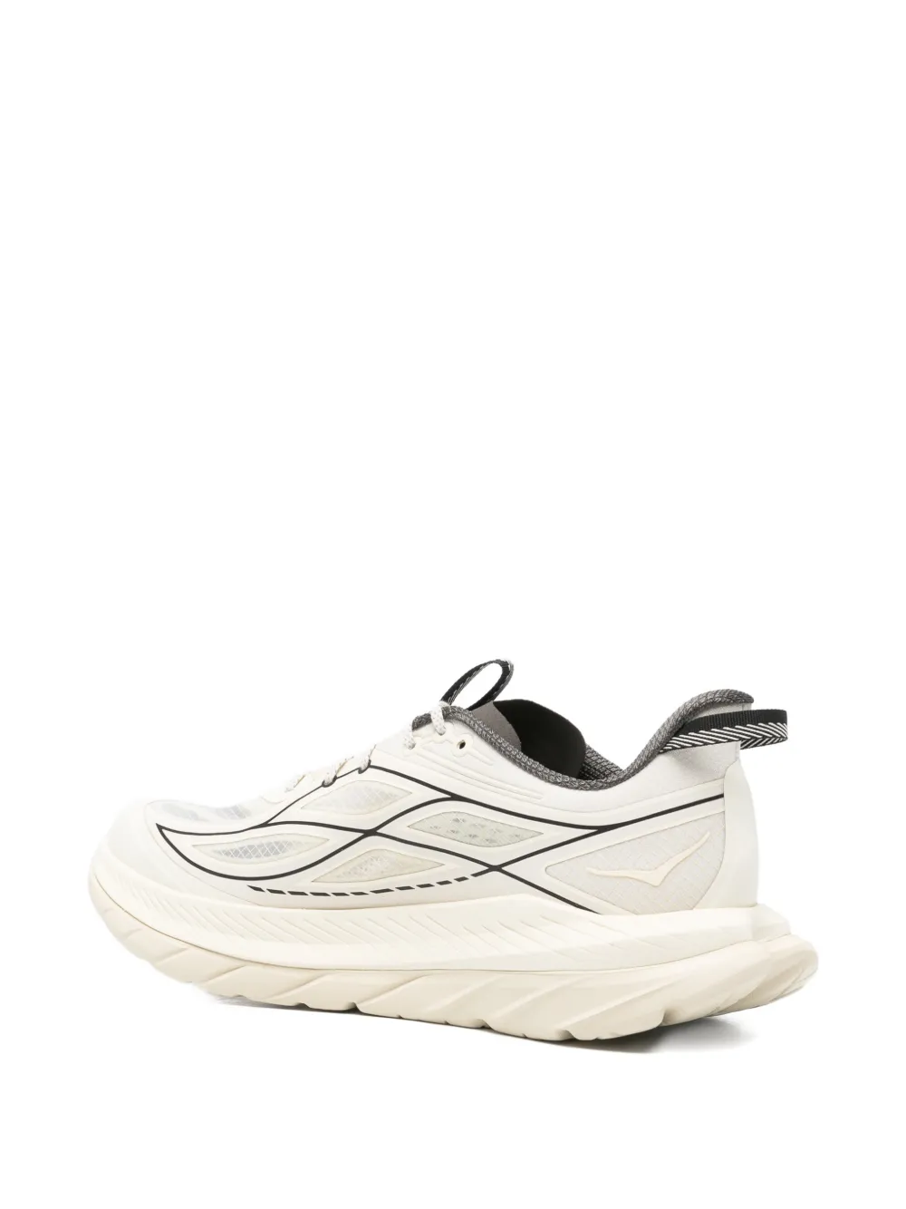 HOKA Mach Remastered sneakers met logodetail Beige