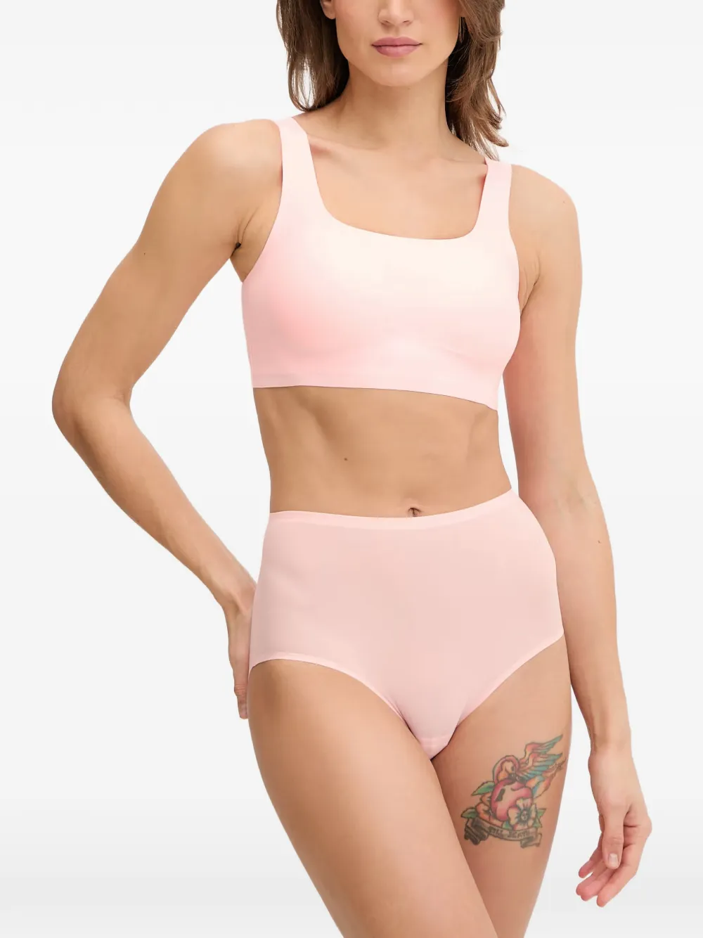Chantelle SoftStretch Power seamless scoop-neck bra - Rosa