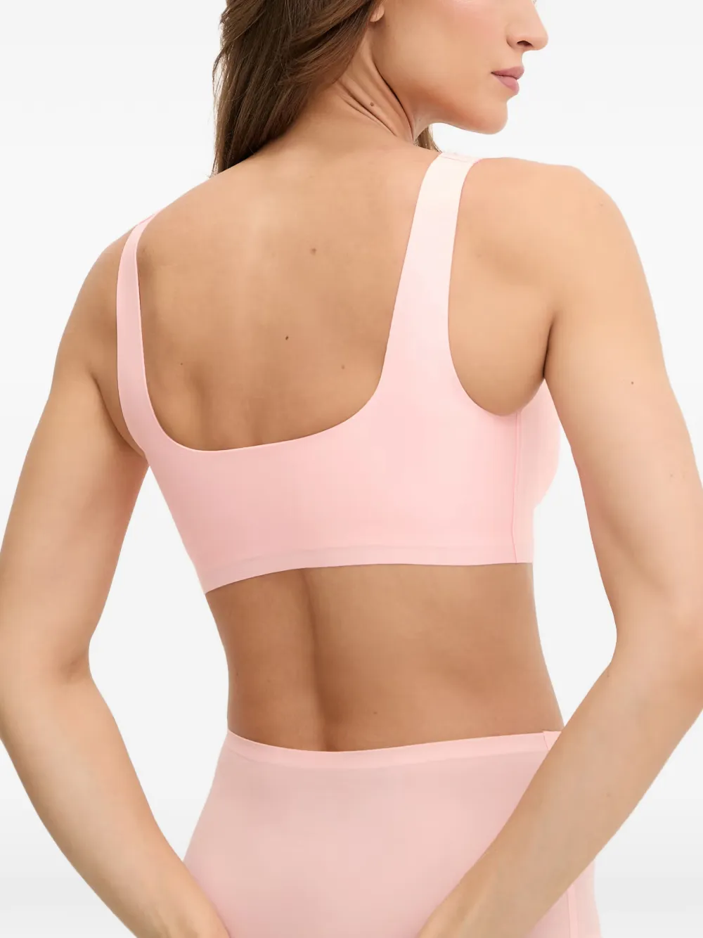 Chantelle SoftStretch Power naadloze bh met diepe ronde hals Roze