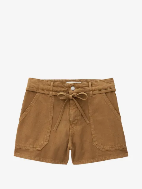 Ba&Sh Catia tie-waist patch-pocket shorts