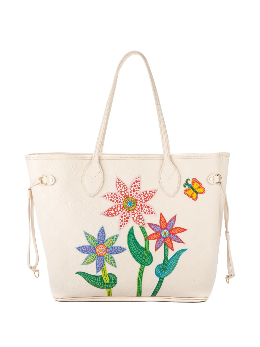 Louis Vuitton Pre-Owned x Yayoi Kusama 2023 MM Neverfull tote bag - Toni neutri