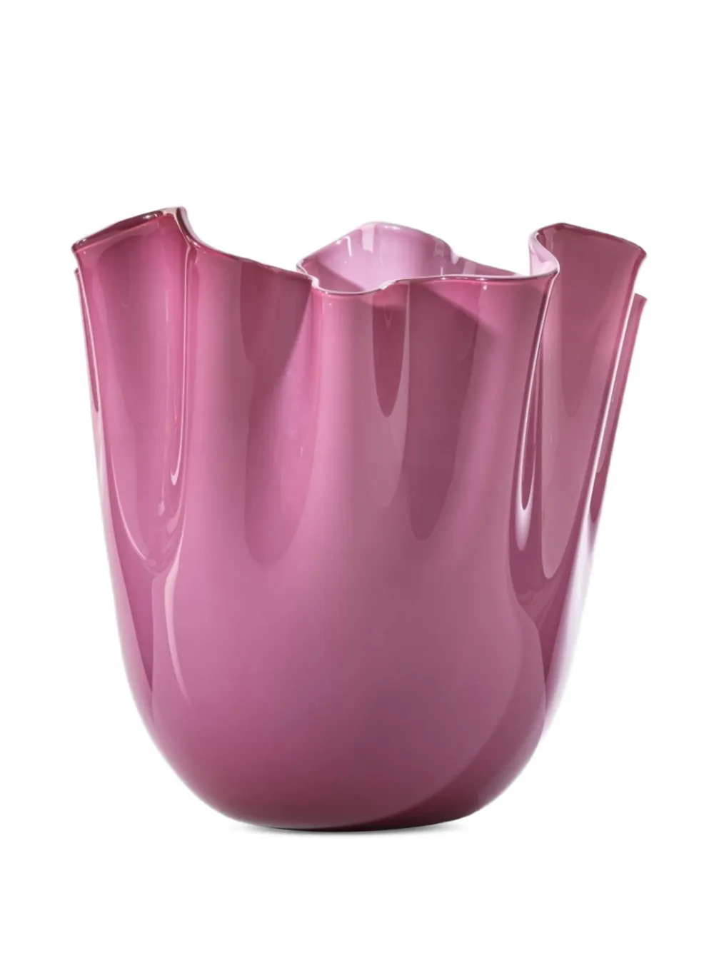 Venini medium Fazzoletto vase - Rosa