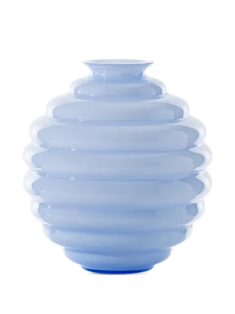 Venini Deco ribbed glass vase