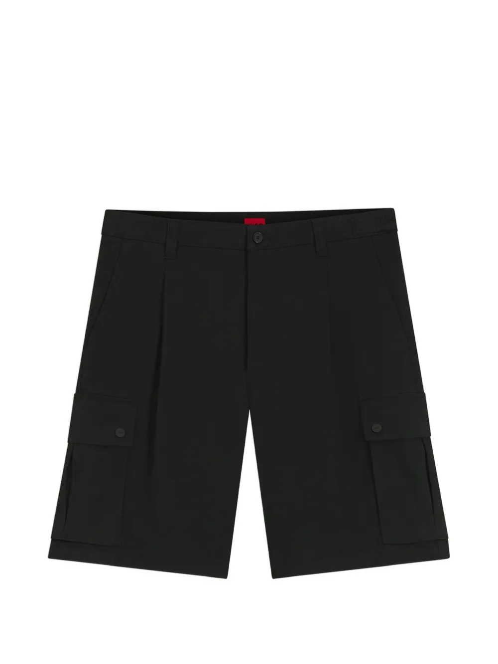 HUGO pleated cargo shorts - Nero