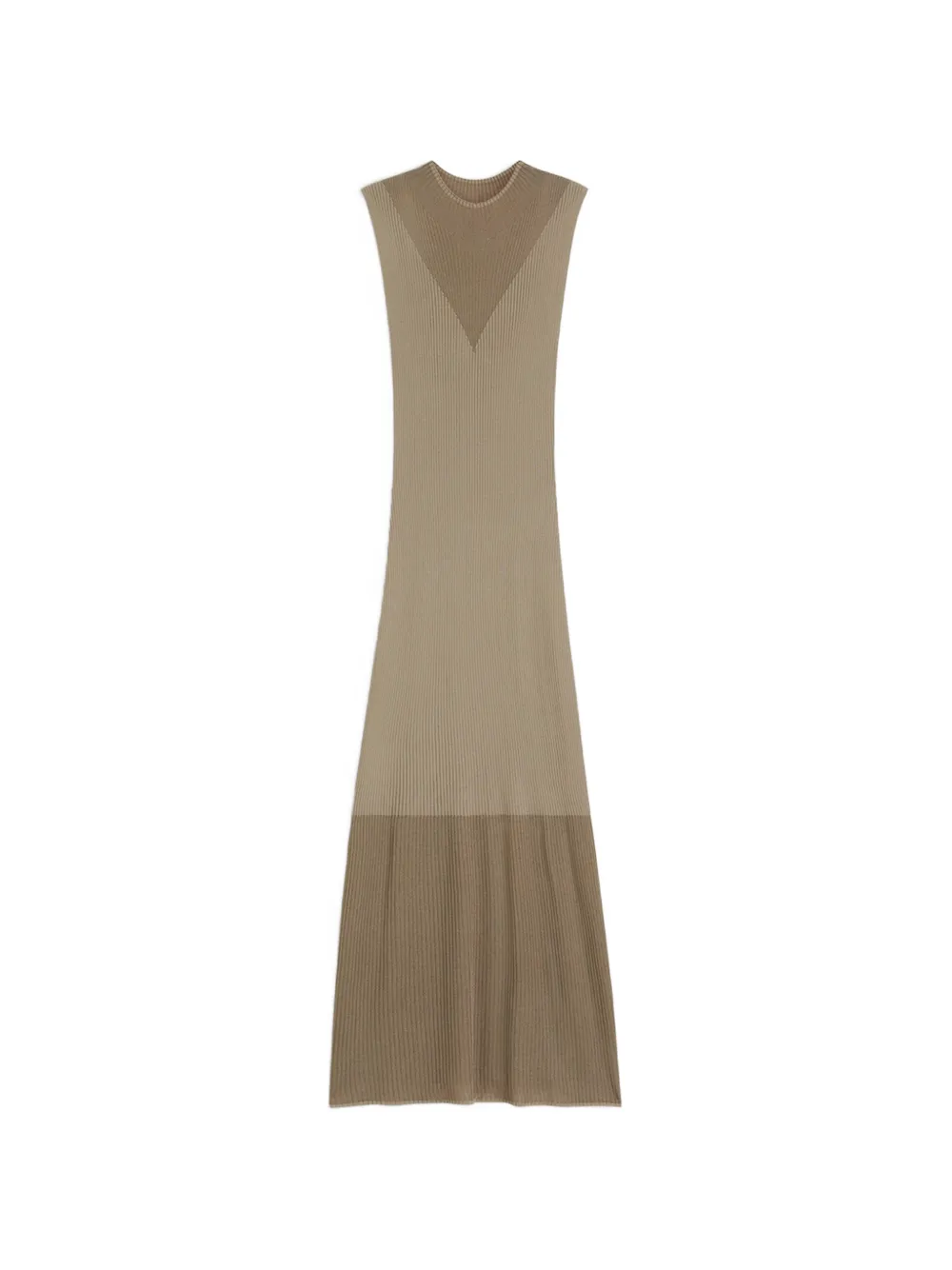 HUGO ribbed-knit sleeveless dress - Toni neutri