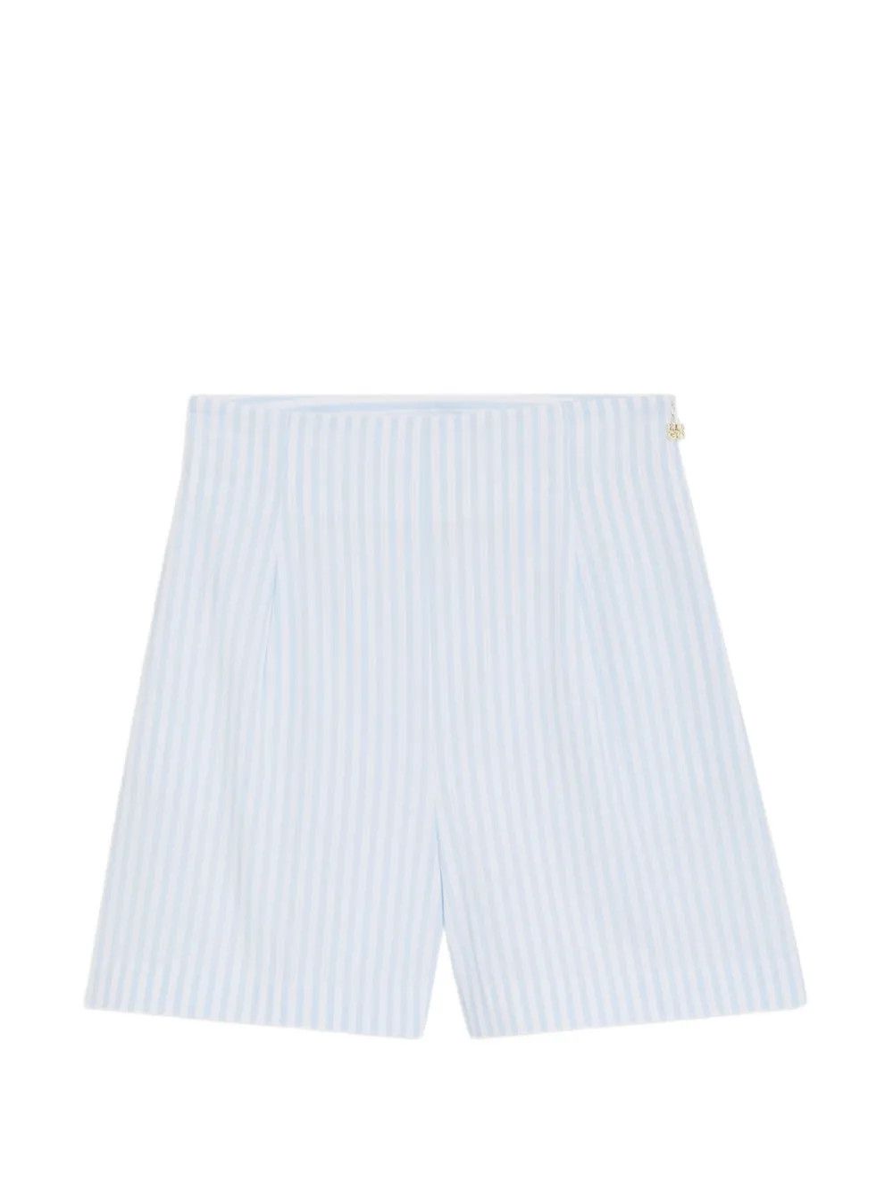 HUGO striped pleated shorts - Blau
