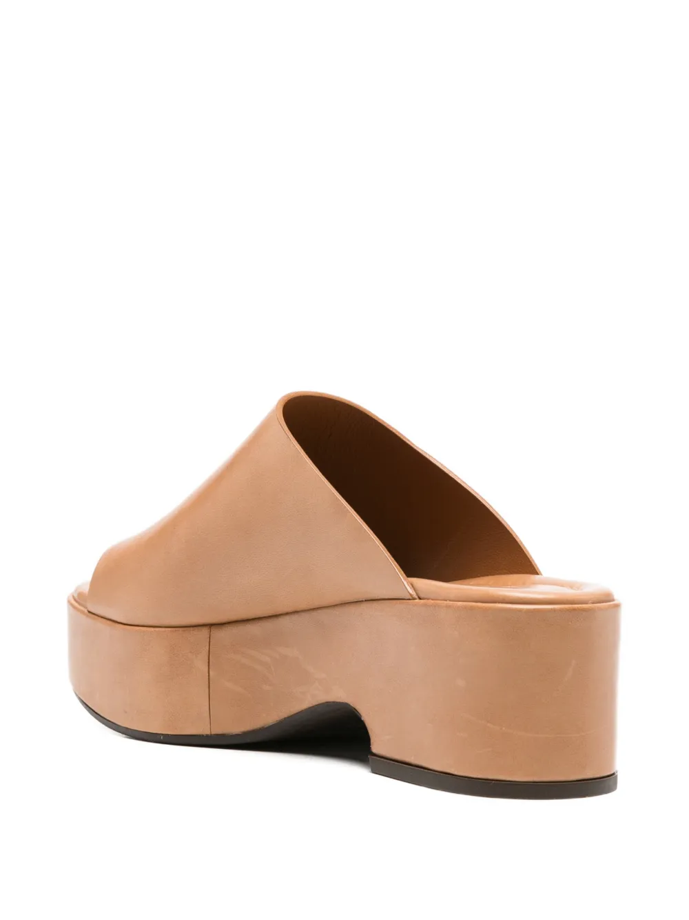 curiositè platform leather sandals Bruin