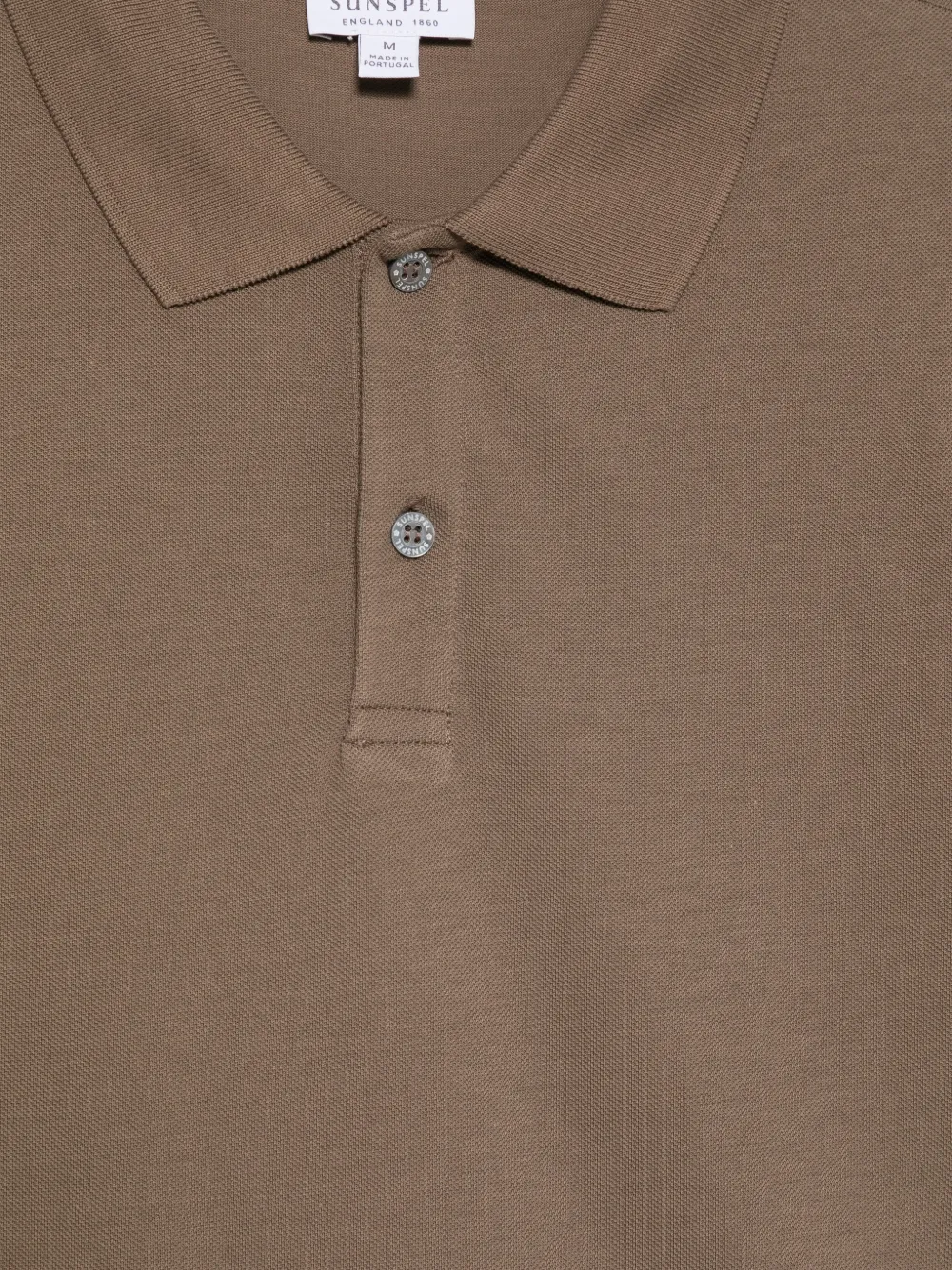 Sunspel Poloshirt met korte mouwen Bruin
