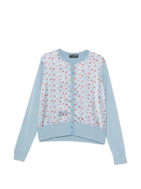 Dolce & Gabbana Pre-Owned floral-print silk cardigan