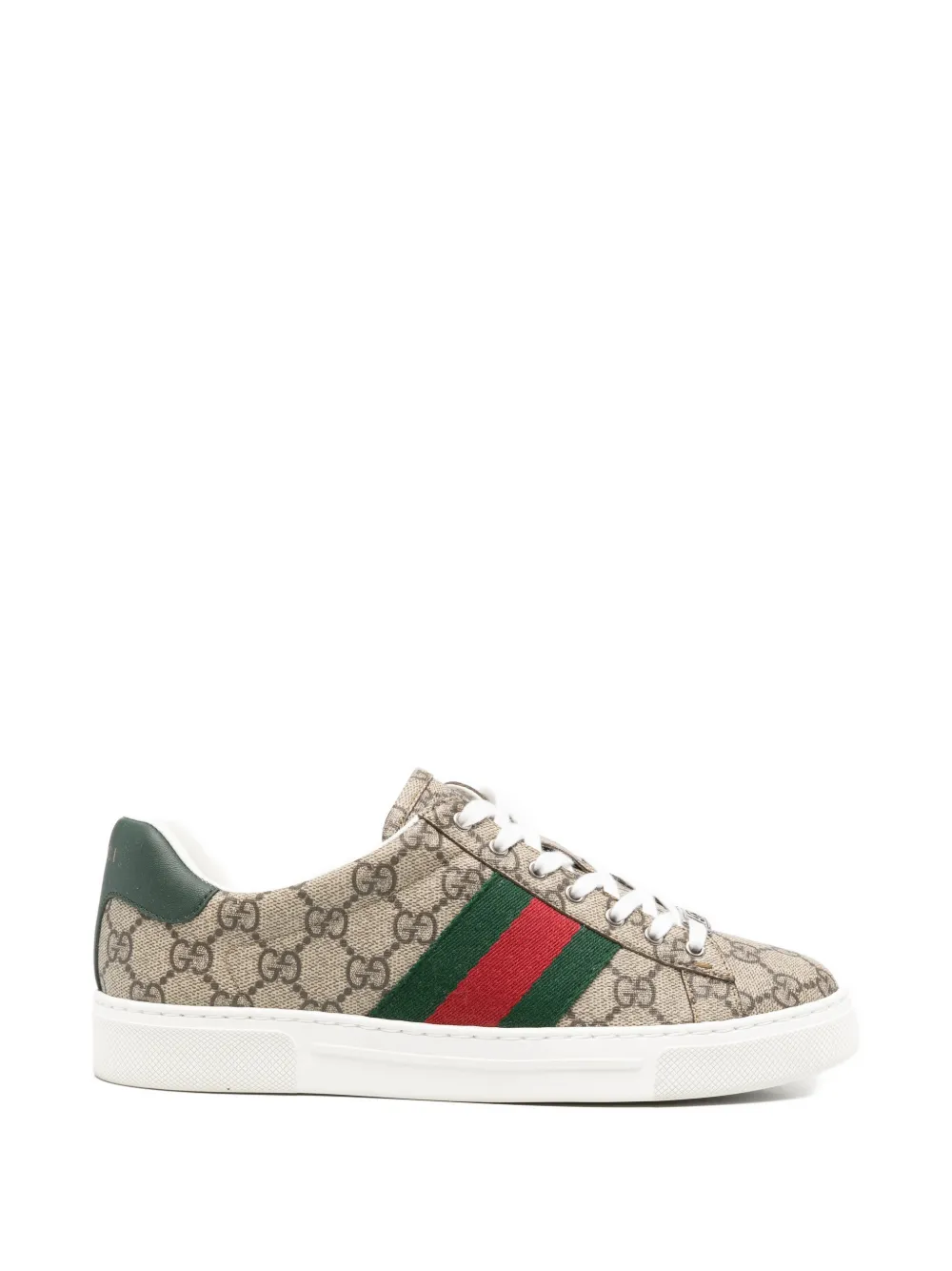 Gucci Pre-Owned Ace GG Supreme sneakers - Nude