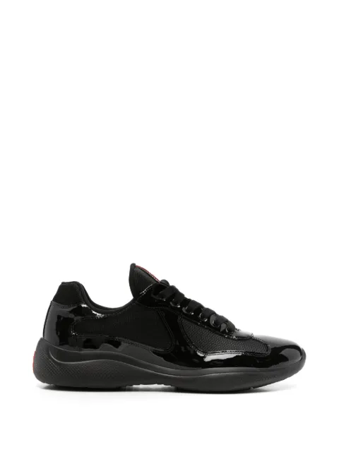 Prada Pre-Owned America's Cup patent-leather sneakers