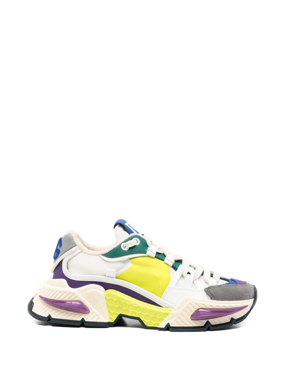 Dolce & Gabbana Pre-Owned Air Master panelled sneakers - Weiß