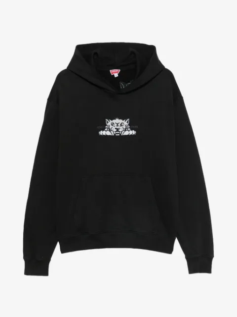 Kenzo Pre-Owned logo-embroidered hoodie
