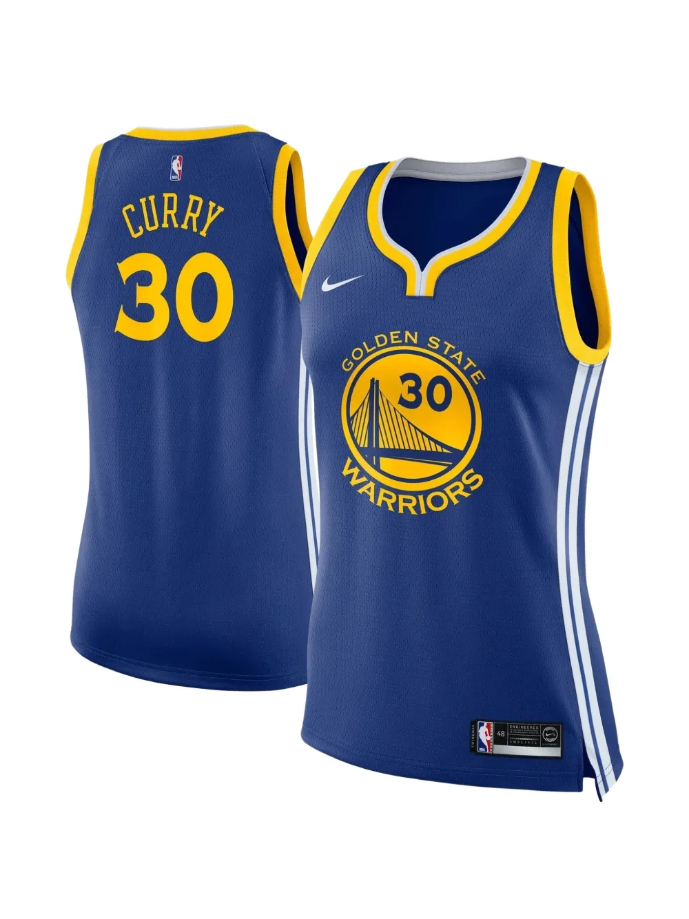 Nike NBA Golden State Warriors basketbal jersey Blauw