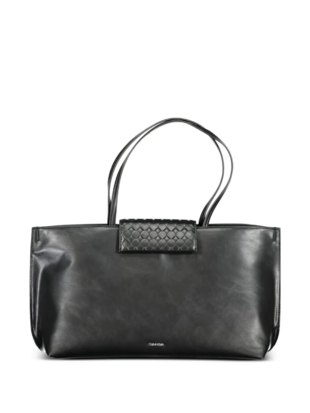Calvin Klein woven-detail tote bag - Nero