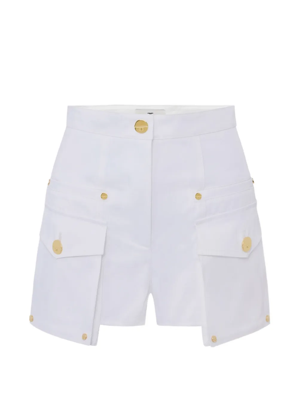 Elisabetta Franchi cargo-pocket shorts - Weiß