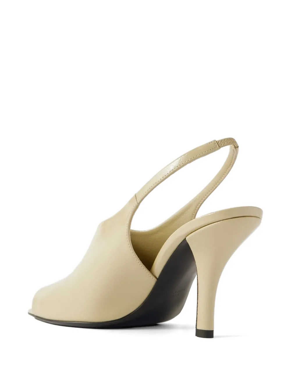 TOTEME Slingback pumps met open neus Beige