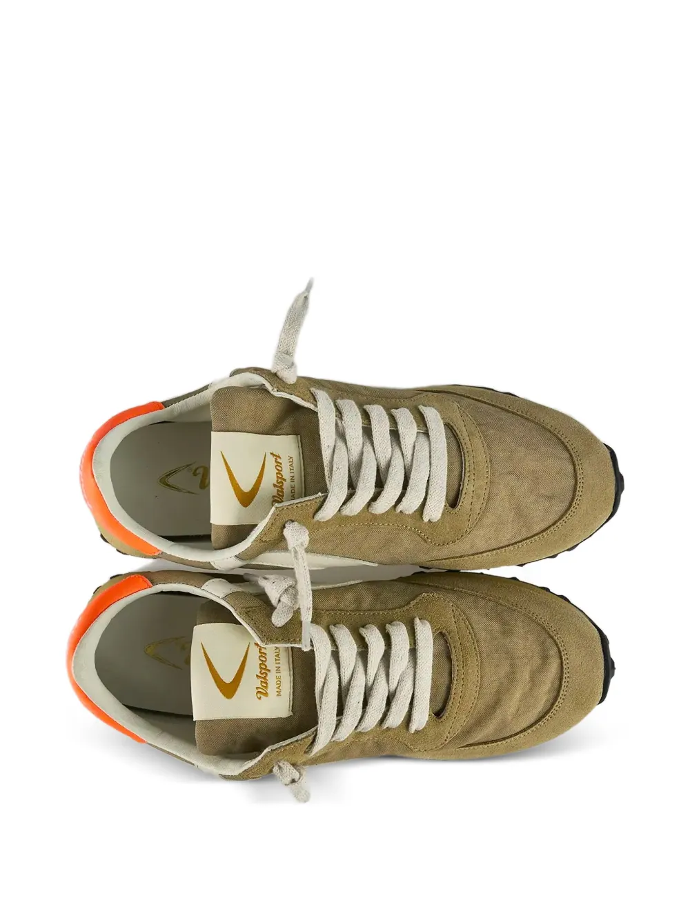 Valsport Start Heritage logo-patch panelled sneakers Groen
