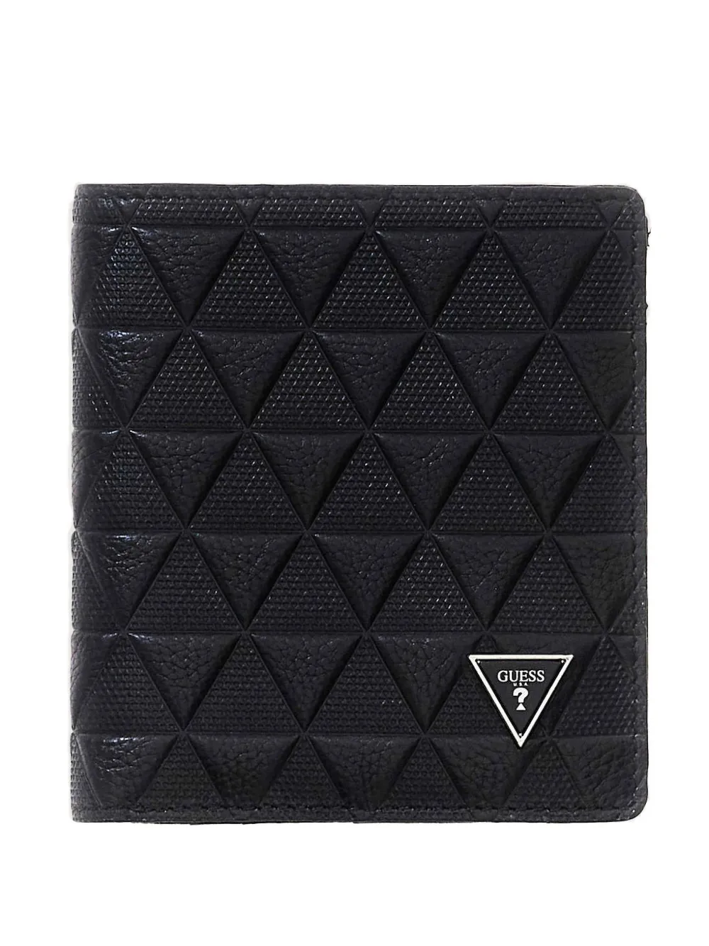 GUESS USA Torino triangle-pattern wallet - Nero