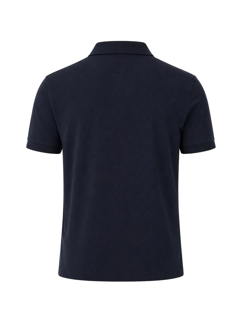 GUESS USA Poloshirt met monogram-print Blauw