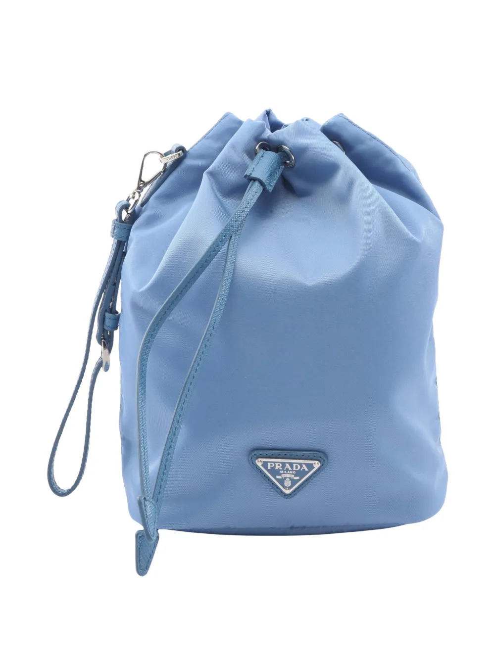 Prada Pre-Owned Re-Nylon VELA bucket bag - Blu