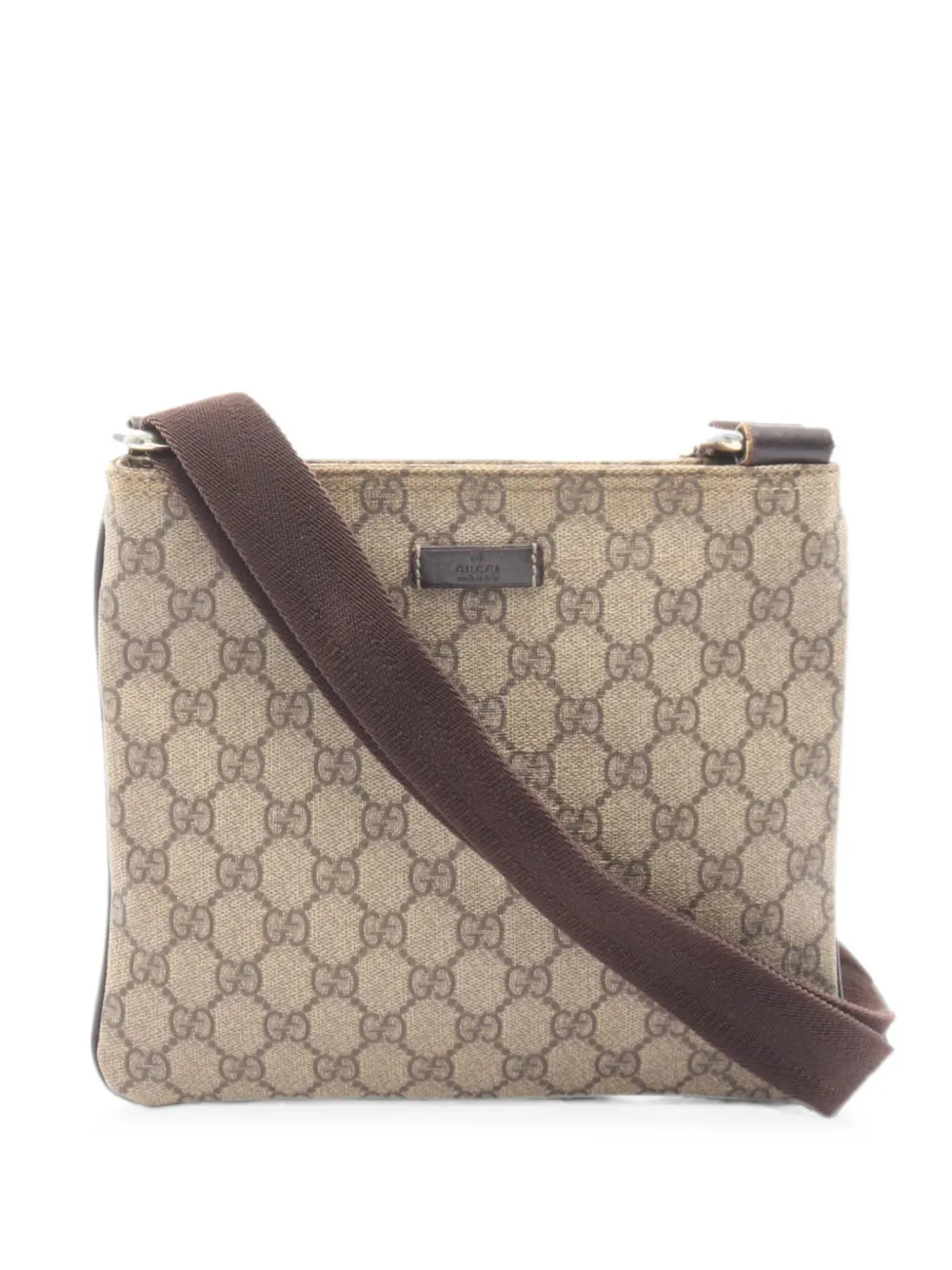 Gucci Pre-Owned 2000s GG Supreme shoulder bag - Toni neutri