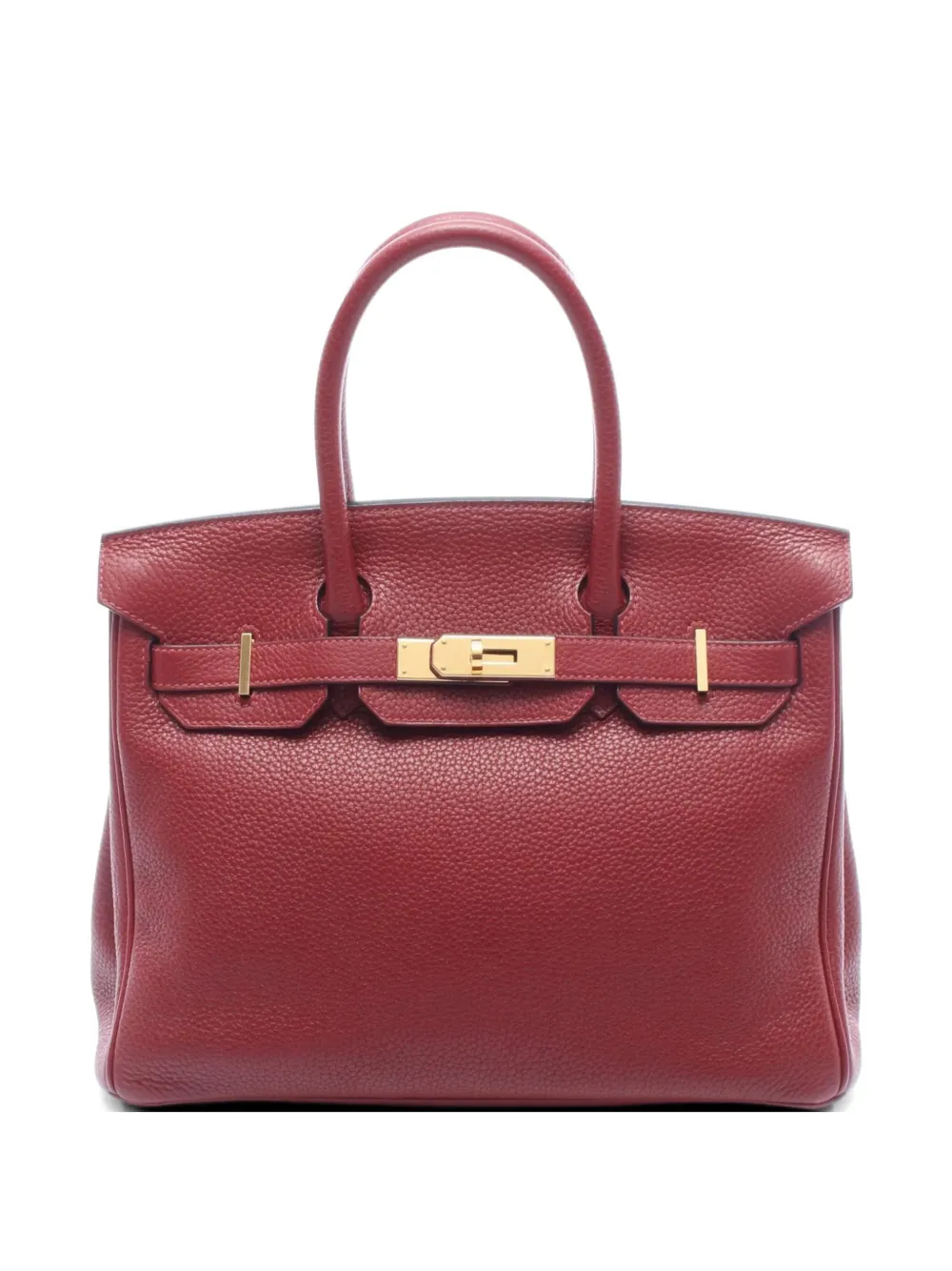 Hermès Pre-Owned 2015 Birkin 30 Togo handbag - Rosso
