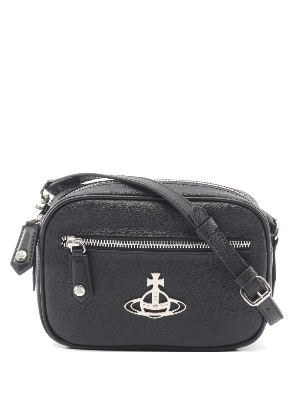 Vivienne Westwood Pre-Owned Annie front zip-fastening shoulder bag - Nero