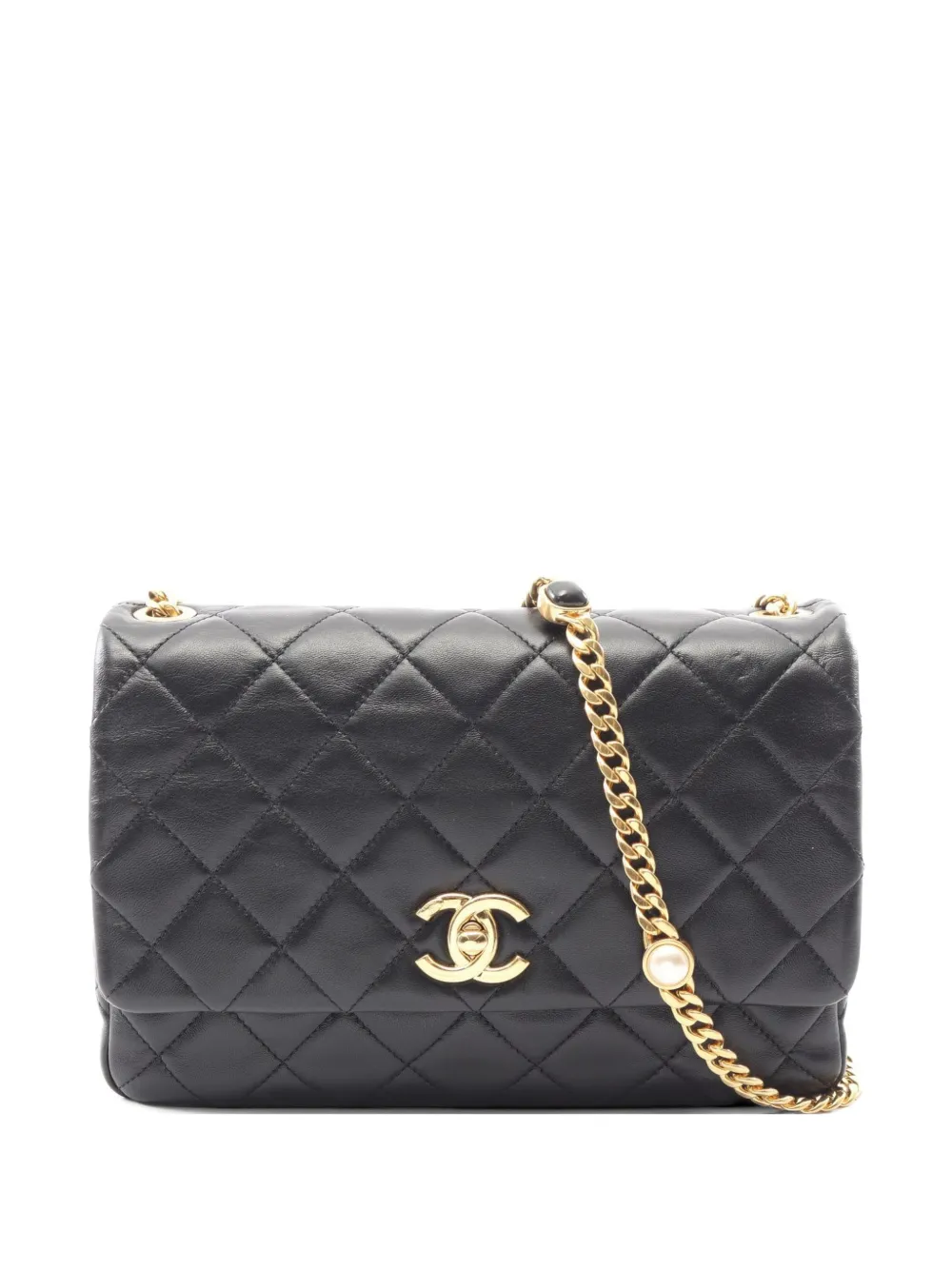 CHANEL Pre-Owned 2021s leather shoulder bag - Nero