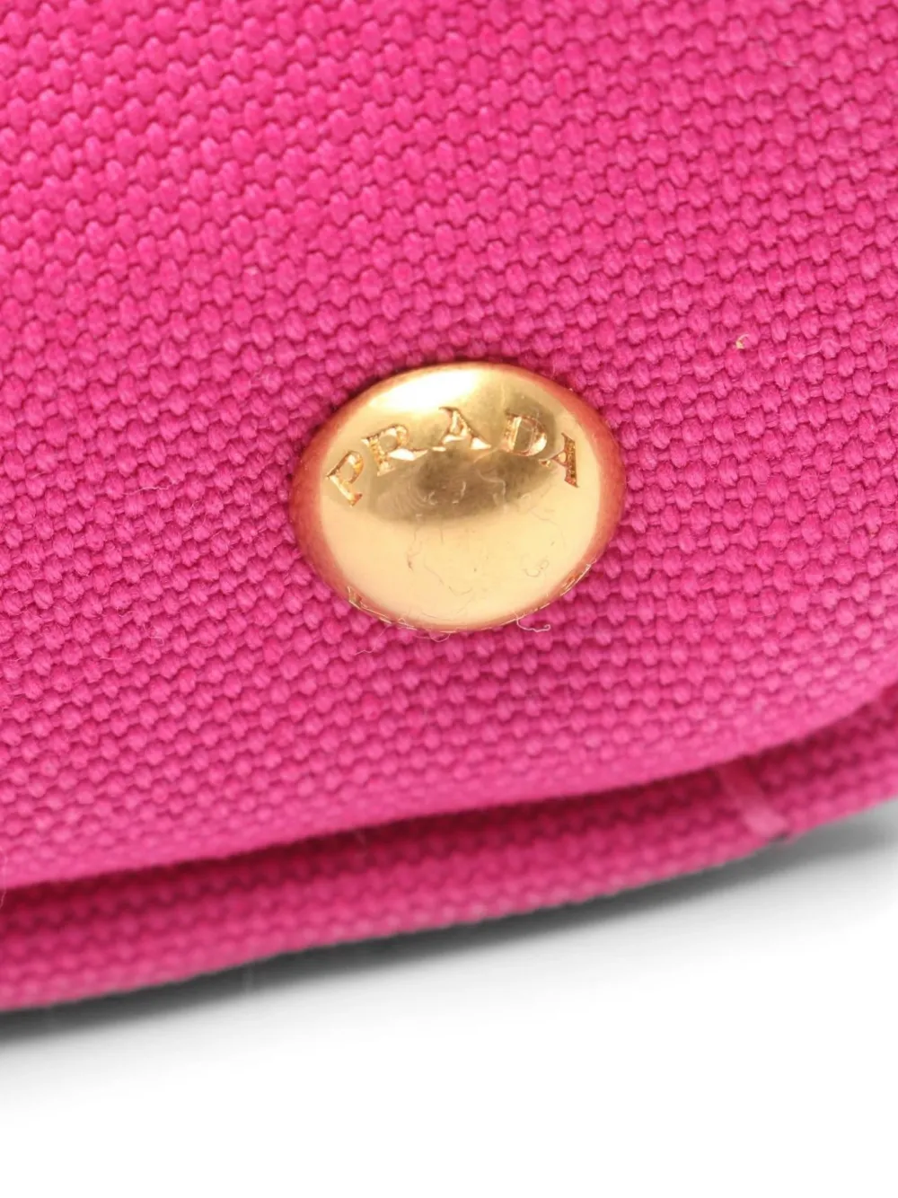 Prada Pre-owned 2000s Canapa Canvas Tote Bag in Pink, view 5