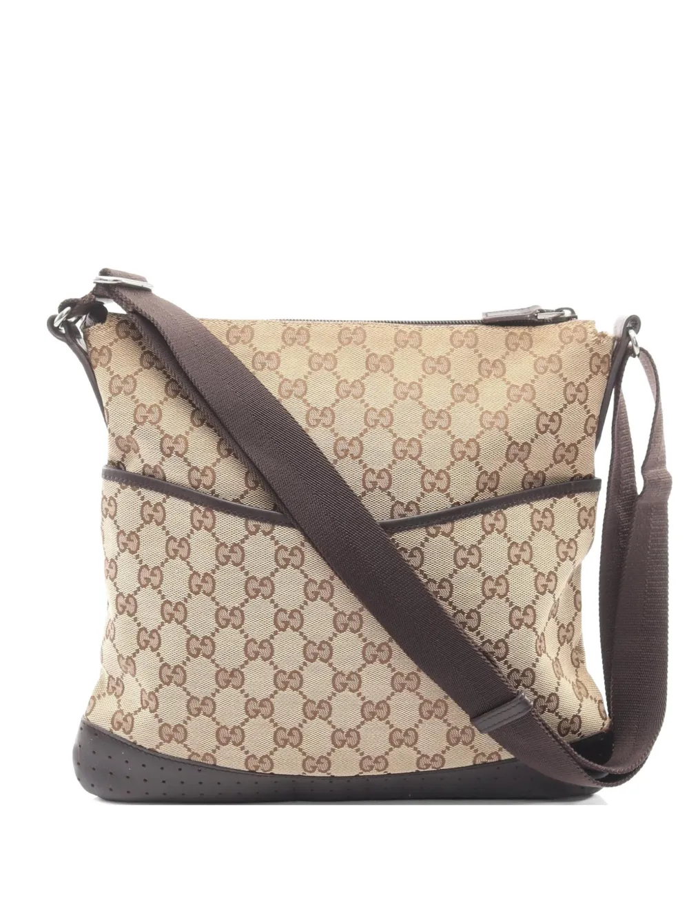 Gucci Pre-Owned 2000s GG canvas shoulder bag - Neutrals