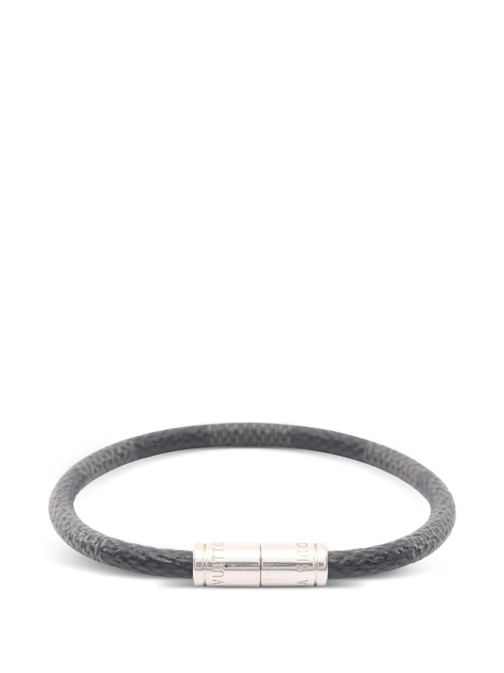 Louis Vuitton Pre-Owned 2012 Keep It Damier Graphite bracelet - Grigio