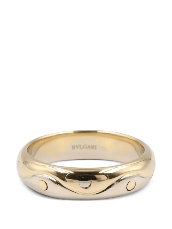 Bvlgari Pre-owned Onda Ring in Gold