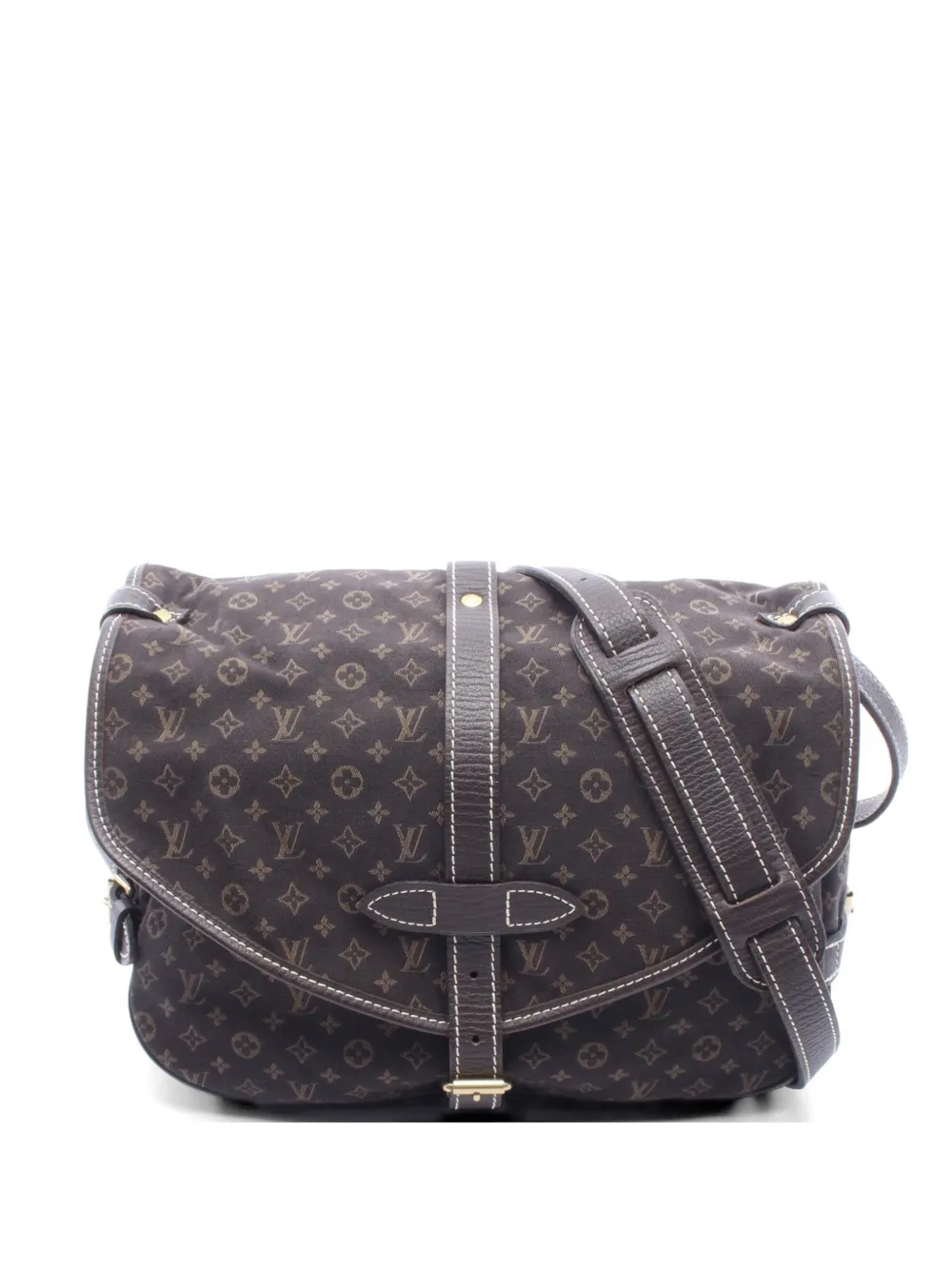 Louis Vuitton Pre-Owned 2007 mini Saumur Monogram crossbody bag - Braun