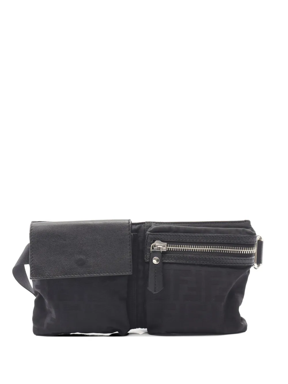 Fendi Pre-Owned 2010s Zucca belt bag - Black
