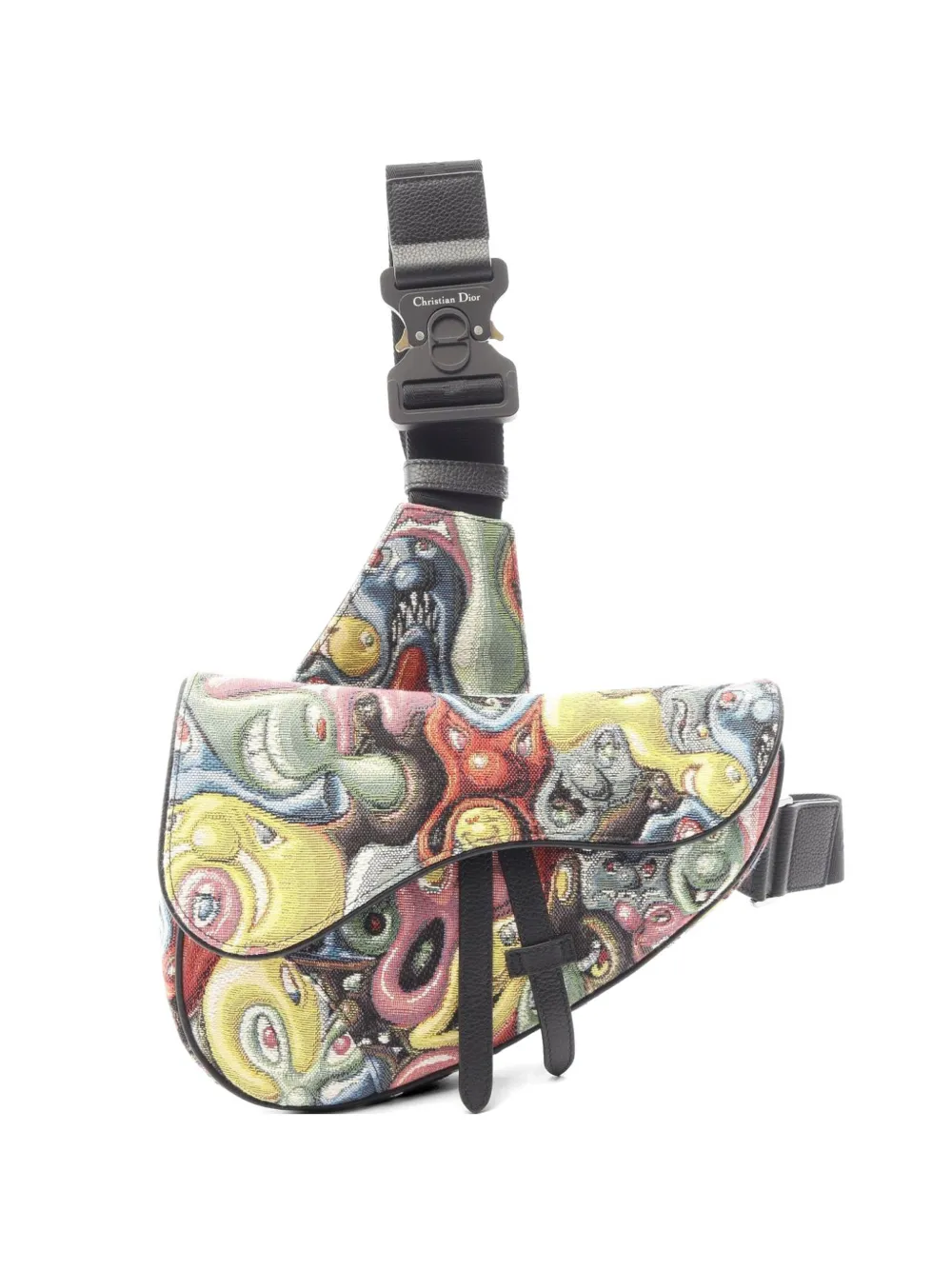 Christian Dior Pre-Owned Saddle Kenny Scharf belt bag - Giallo