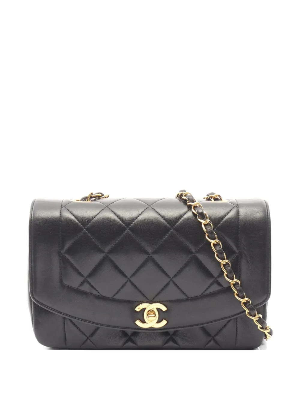 CHANEL Pre-Owned 1991-1994 Diana Matelassé shoulder bag - Nero