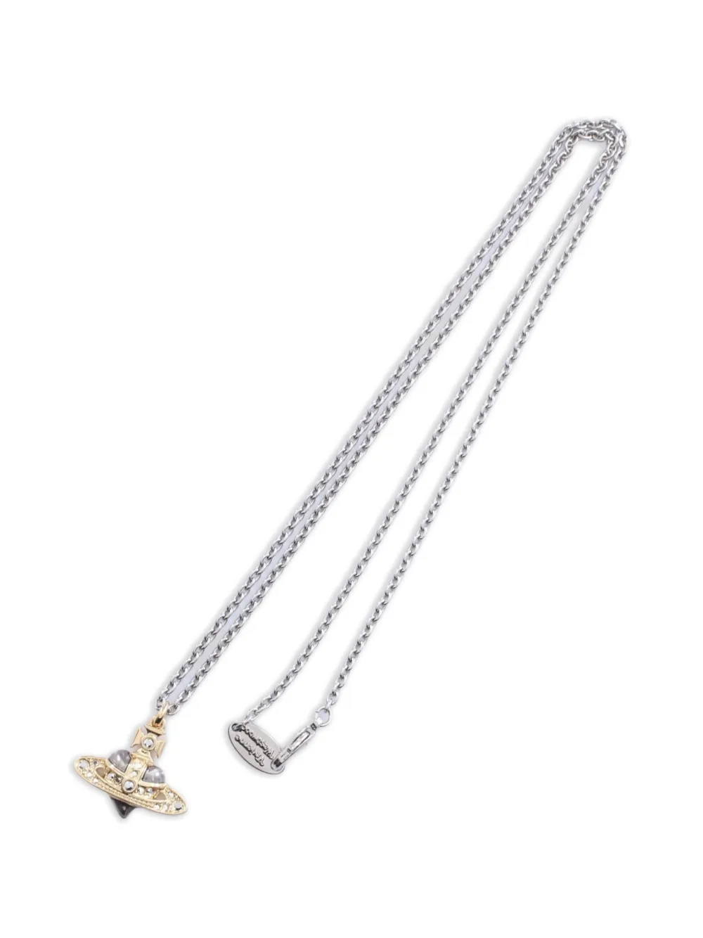 Vivienne Westwood Pre-Owned Orb heart necklace - Gold