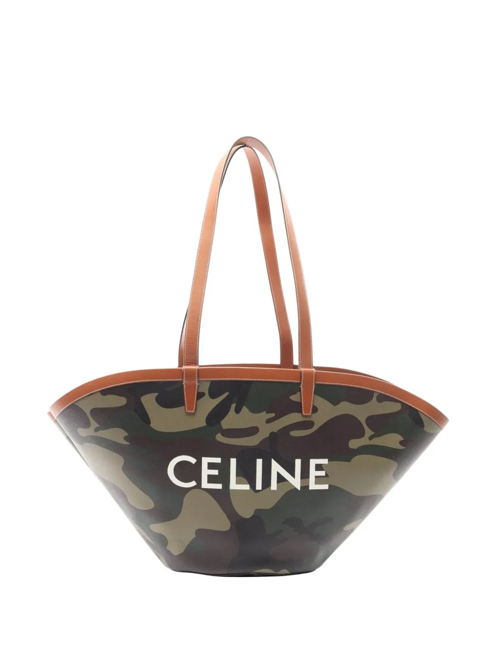 Celine Pre-Owned 2010s Couffin camouflage shoulder bag - Grün